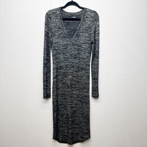 Wilfred Free Space Dye Feminine Old Money Quiet Luxury Womens Midi Dress Medium